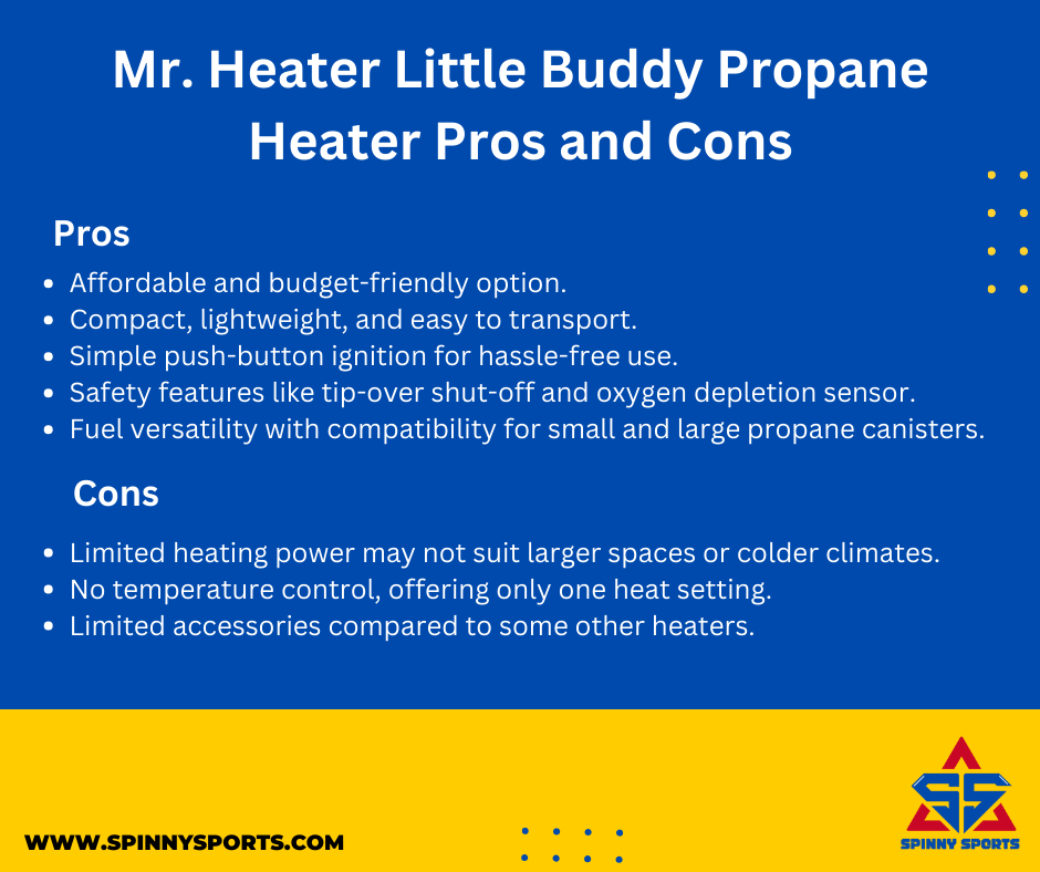 Mr. Heater Little Buddy Propane Heater Pros and Cons