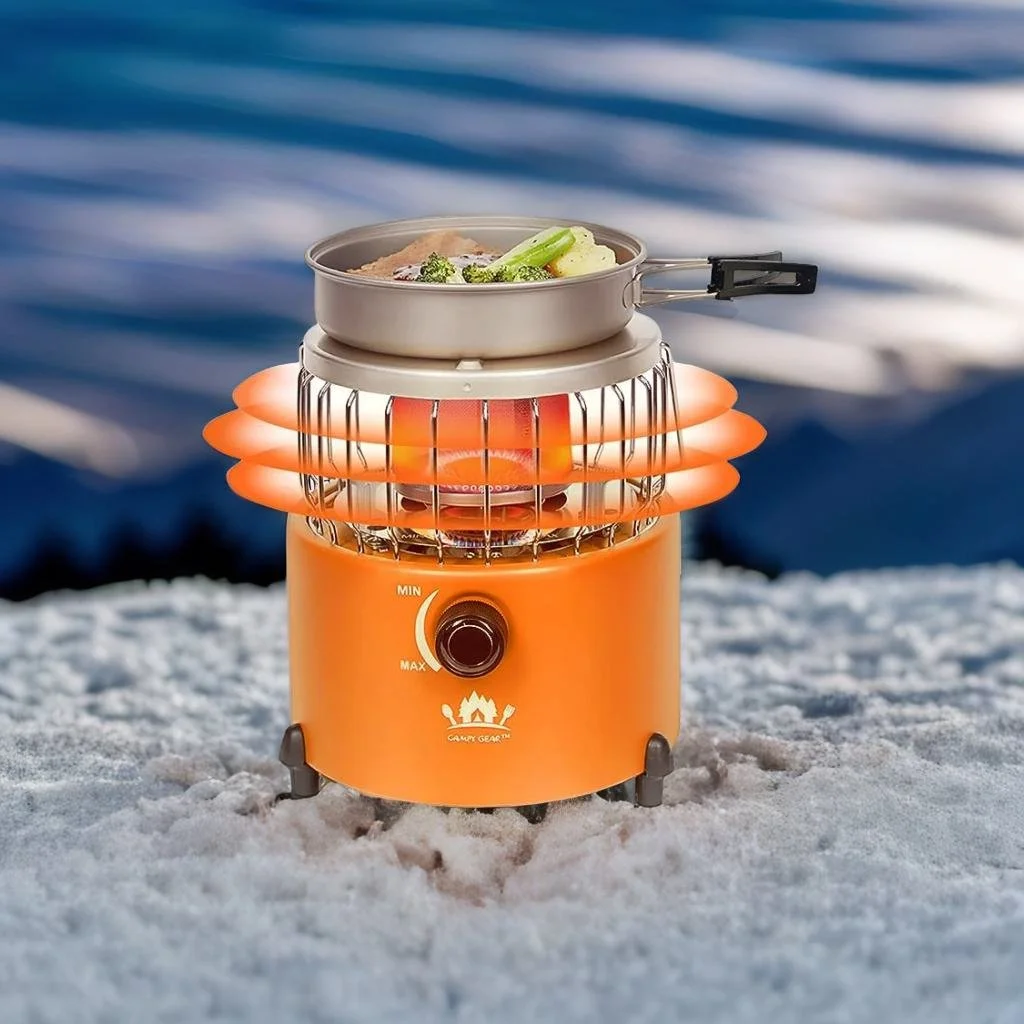 Campy Gear Chubby 2 in 1 Portable Propane Heater & Stove