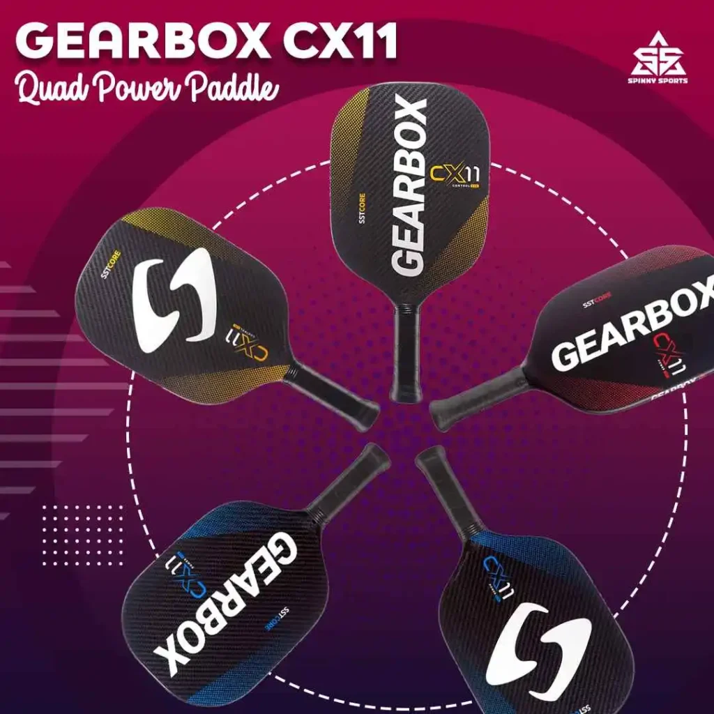 Gearbox CX11 Quad Power Best Pickleball Paddle